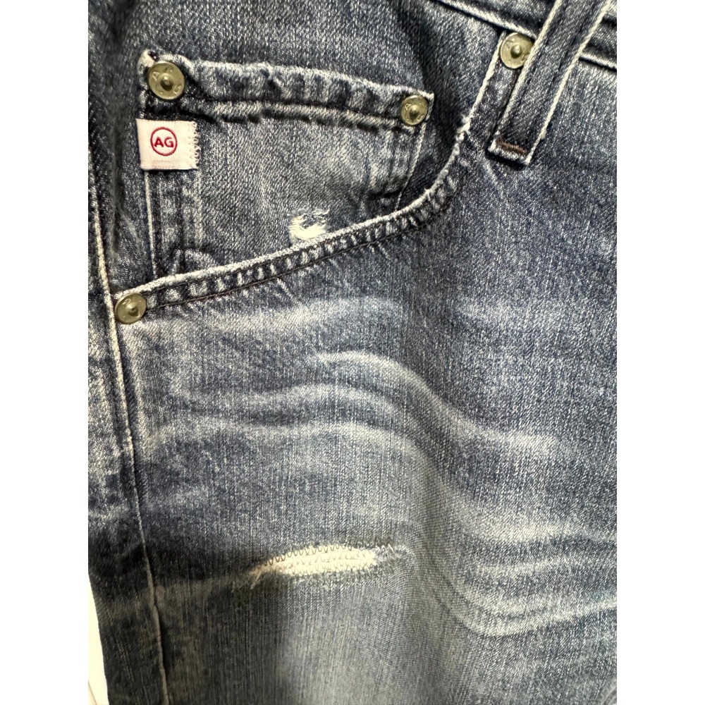 AG Adriano Goldschmied Tellis Modern Slim Distressed‎ Denim Jeans Size 38x33